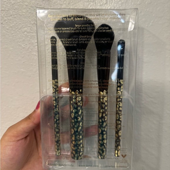 Tarte Maneater prowl patrol makeup brush set of 4 - Picture 4 of 4